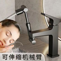 Bathroom Sink Faucets Mechanical Arm Universal Faucet Water Outlet Extension Nozzle Bubbler Joint Splash Proof