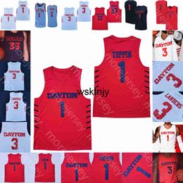 Wsk Custom Dayton Flyers Basketball Jersey College Obi Toppin Elijah Weaver Toumani Camara Elvis R.J. Blakney Koby Brea Mustapha Amzil Malachi Smith