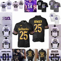 Wsk Northwestern Wildcats Football Jersey NCAA College Xander Mueller Ryan Hilinski Evan Hull Cam Porter Malik Washington Raymond Niro III Gordon Navarro III