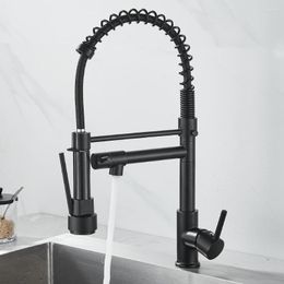 Kitchen Faucets Faucet Pull-out Sink 360 Degree Rotating And Cold Water Faucet.