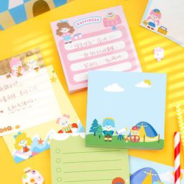 6packs/LOT Fantasy Gourmet Series Cute Lovely Paper Message Memo Pad