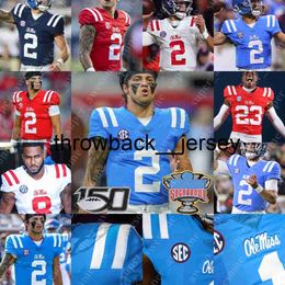 Thr Ole Miss Rebels Football Jersey Matt Corral Jaxson Dart Zach Evans Jerrion Ealy Elijah Moore Quinshon Judkins Snoop Conner Jonathan Mingo Kelly DK Metcalf Mannin