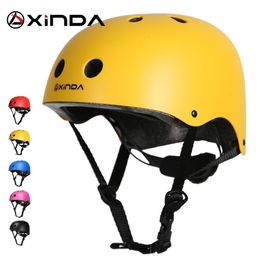 Cycling Helmets Xinda Outdoor Helmet Safety Protect Rock Climbing Camping Hiking Riding Helmet Child Adults Protective Equipment 230603