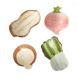 Dinnerware Sets Japanese Creative Bowl Cute Tableware Ceramic Vegetable And Fruit Salad Home Dessert Dish Modeling Personality