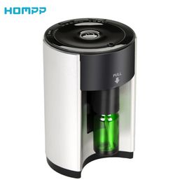 Appliances Essential Oil Aroma Diffuser Aluminium Shell Portable Waterless Aromatherapy Time Setting Scent Hine Purifying Air Silent Home