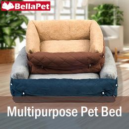 Mats Luxury Dog Bed for Cats Washable Dogs Beds for Small Large Dog Cute Cat Bed House Kitten Pet Product Dog Accessories Pitbull