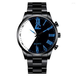 Wristwatches Stainless Steel Watch Men's Leisure Fashion Yin Yang Dijanes Quartz Business Luxury Men 2023