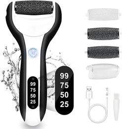 Files Electric Foot File Pedicure File Callus Remover Hine Pedicure Device Foot Care Tools Feet for Heels Remove Dead Skin Black