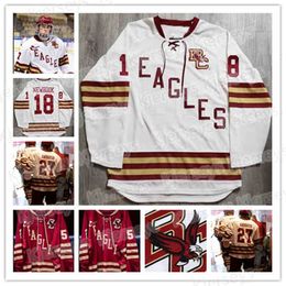 C2604 Vintage Rare Men WOMEN YOUTH Boston College Matt Price hockey jersey Embroidery Stitched Customise your need number name 18 Alex Newhook