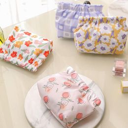 Storage Bags Kawaii Women Lipstick Pouch Coin Purses Shrapnel Fruit Print Key Case Earphone Headphone Bag Sealing Mini