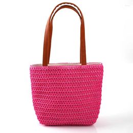 Duffel Bags Lightweight Straw Bag Beach For Women Large Woven Summer Tote Handbag Shoulder Outdoor Vacation Women's