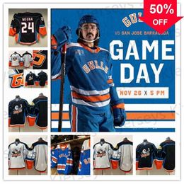 Mag C202 San Diego Gulls third Jersey TERRY MEGNA THOMAS WIDEMAN STOLARZ CARRICK COMTOIS OLEKSY WAGNER Ritchie Sorensen Hockey Jerseys Any name and n