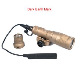 M300V IR Scout Light White LED IR Infrared Output with Remote Pressure Switch Tape Light Rife Hunting 20mm Raill HK416 M4 -Gold