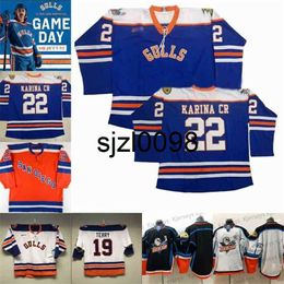 Sj98 CeoSan Diego Gulls third Hockey Jersey Troy Terry Dean Boylan Deven Sideroff Jaycob Megna Jamie Drysdale Sam Carrick Mark STITT Sean O'CONNOR