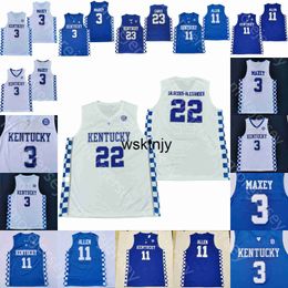 Wsk Kentucky Wildcats Basketball Jersey NCAA College Sahvir Wheeler Kellan Grady Davion Mintz Zan Payne Jacob Toppin Kareem Watkins Clarke Maxey Quickley Davis Fox