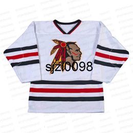 Sj98 2021-22 Custom Hockey Jersey Men Youth Women Vintage Connecticut Henrik Rutsch Duncn Rutsch Emmet Rutsch High School Size S-6XL or any name and number jersey