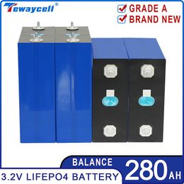 New 280K 3.2V 280Ah Lifepo4 Battery Pack Grade A Lithium Iron Phosphate Rechargable Cells Actual 308AH Solar RV EU US TAX FREE