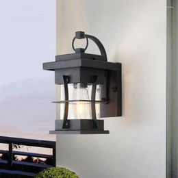 Wall Lamps Chinese Style Outdoor Lamp Waterproof Square Gate Balcony Corridor