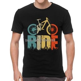 Your Ride Mountain Bike MTB Lover T Shirt Men Short Sleeve Cotton T-shirts Cyclists And Bikers Gift Tee Tops Streetwear