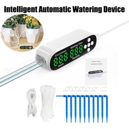 Watering Equipments Smart Automatic Device Controller Flower Pot Timing Drip Irrigation System Balcony Indoor Plants Garden Water Timers