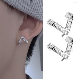 Stud Earrings Gothic Goat Horns For Teens Unique Design Simple Piercing Men Women Hip Hop Street Dance Jewellery