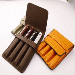 High Quality Pencil Case Creative Colour Leather Capacity Box Cute Kids School Stationery