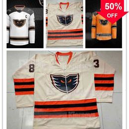 Mag Custom Lehigh Valley Phantoms KNIGHT Hockey Jersey 79 Carter Hart Phantoms Embroidery Stitched Customise any number and name Jerseys