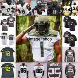 24s Army Black Knights Football Jersey NCAA College Jakobi Buchanan Tyrell Robinson Wilson Catoe Isaiah Alston Jon Rhattigan Cunningham