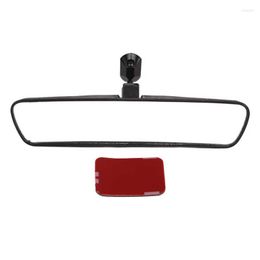 Interior Accessories 10in Car Rearview Mirror Adjustable Anti Glare Rear View Universal For Cars Wide Angle