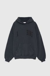 A Bing Women Designer Ab Hoodie Letter Print Wash Water Stir Fry Brand Annie Sweatshirt Snowflake Loose Pullover Anines Woman 8730