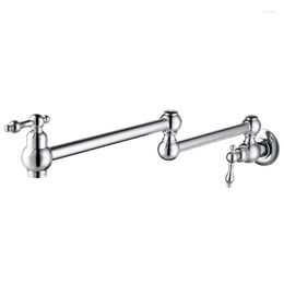 Bathroom Sink Faucets In-wall Single Cold Faucet Basin Retro Rotating Extension Mop Pool Folding Kitchen