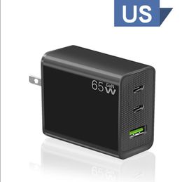 65W GaN Charger PD Fast Charge Mobile Phone Charging QC3.0 Laptop Universal Adaptor for tablet mobile