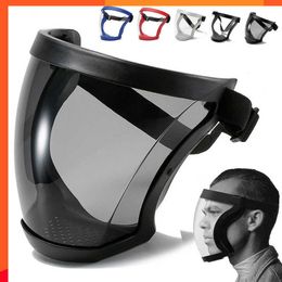 New Motorcycle Bicycle Cycling Anti-fog Full Face Shield Super Protective Head Cover Shield Facial Anti-fog Safety Glasses Shield