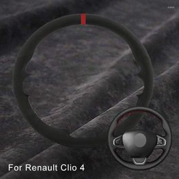 Steering Wheel Covers Customized Car Streeing Cover For Clio 4 (IV) Kaptur Captur 2023-2023 Suede Braid Non-slip