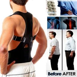 Back Support Magnetic Posture Corrector for Women Men Orthopedic Corset Back Support Belt Pain Back Brace Support Belt Magnets Therapy B002 230603