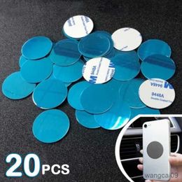 Cell Phone Mounts Holders 1/20Pcs Magnetic Metal Plate For Magnetic Car Phone Holder Universal Iron Sheet Sticker Stand Mobile Phone Magnet Holder Mount R230605