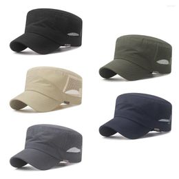 Cycling Caps Summer Sunscreen Baseball Cap Adjustable Fisher Army Hats Sun Hat Bone Cadet Flat Top Military