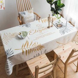 Table Cloth Nordic Geometric Printing Pattern Waterproof and Nordic Household Rectangular Table Cover Table R230605
