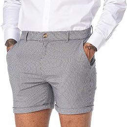 Men's Shorts Tight Fit Sports Men Summer 2023 Male's Super Business Button Zipper Pantalones Cortos Wholesale