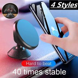 Cell Phone Mounts Holders Universal Magnetic Car Phone Holder Stand for Mobile Phone Car GPS Magnet mount Phone Holder Magnetic Car Holder Interior in car R230605