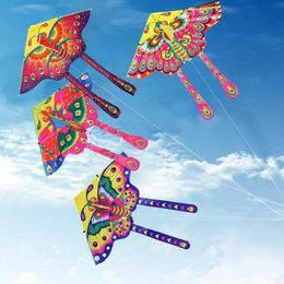 Kite Accessories Butterfly with Handle Line Children Flying Toy Easy Control Ripstop Nylon Birds Eagle Outdoor Toys Kites 230605