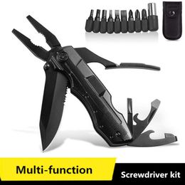 Openers Pliers Multitool Folding Pocket Camping Outdoor Survival hunting Screwdriver Kit Bits Knife Bottle Opener Hand Tools