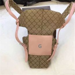 Designer Baby Bag Front Strap Grid Kids Carriers Fashion Multi-function Safety Backpacks Newborn Mother Mummy Maternity Nursing Handbag suit