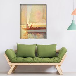 Modern Canvas Art Shimmering Moment Brent Lynch Handmade Figurative Oil Painting Contemporary Wall Decor for Living Room