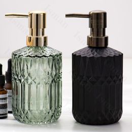 Liquid Soap Dispenser Nordic Style Soap Bottle Soap Dispenser Thickened Glass Bottles Shampoo Shower Gel Press Bottle Bathroom Decoration Accessories 230605