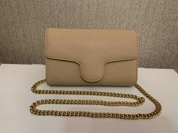 Fashion WOMEN bag Letter Pattern Satchel Shoulder Bag Chain Handbags Crossbody Purse Lady Leather Classic Style Tote Bags wallet