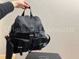 5A Designer Black Backpack School Bag Nylon Student Bag Outdoor Travel Shoulder Bag Men Woman Backpack