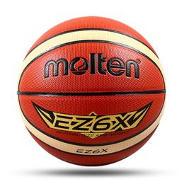 Balls Molten Basketball Ball Size 7654 High Quality PU Material Outdoor Indoor Basketball Training Match Women Child Men basquetbol 230603
