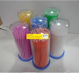 Wholesale New Hot Selling Microbrush Microfiber Wands Applicators for Eyelash Extension Removal 6 barrels