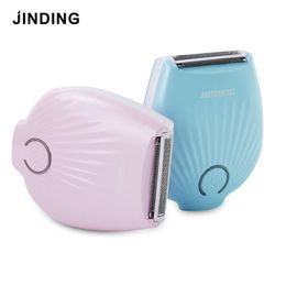 Epilator JINDING Painless Lady Shaver Waterproof USB Charging Women Epilator Hair Removal for Leg Underarm Bikini Line Body Trimmer